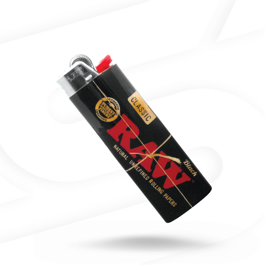 Raw Bic Lighters Black