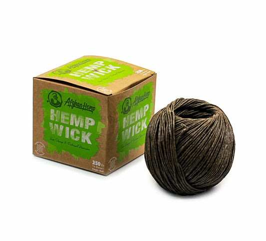 Afghan Hemp Wick 250FT Hemp