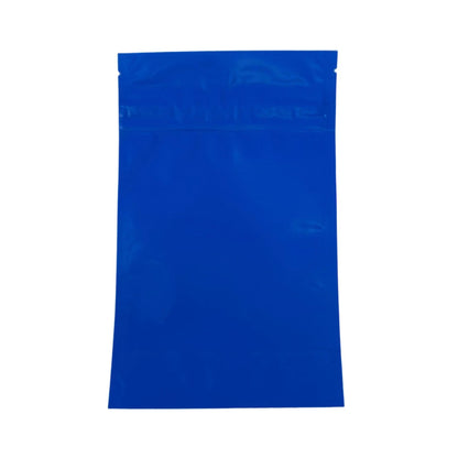 Mylar Bag 1/2OZ Opaque Blue Double Zipper