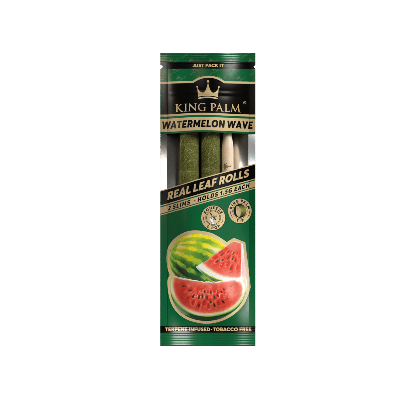 King Palm Cones Slim 2CT Watermelon Wave