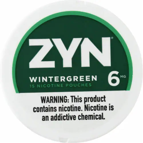 ZYN Nicotine Pouches 6MG Wintergreen